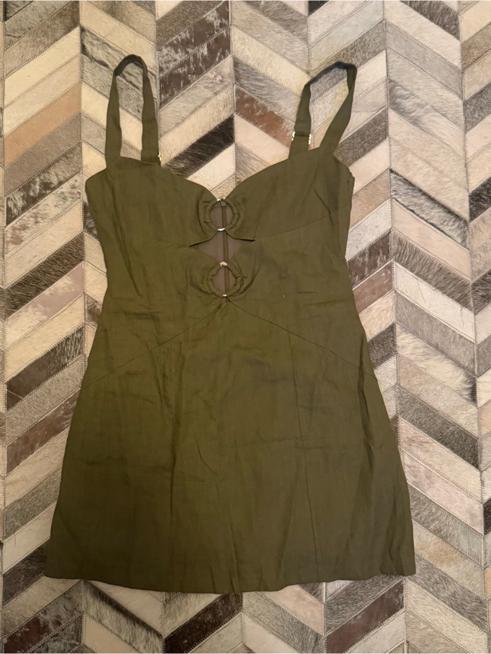 NWT Rumer Byron Ring Mini Dress - Picture 3 of 6